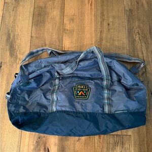 REI Co-op Blue and Gray Duffel Bag